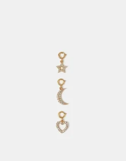 Accessorize 3-Pack Celestial Diamant&eacute; Jewellery Charms