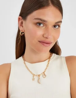 Accessorize 3-Pack Celestial Diamanté Jewellery Charms