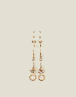 Accessorize 12-Pack Celestial Sparkle Earrings