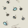 Accessorize 5-Pack Feather Stud Earrings