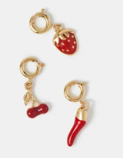 Accessorize 3-Pack Fruity Jewellery Charms