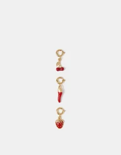 Accessorize 3-Pack Fruity Jewellery Charms