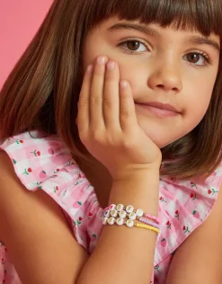 Accessorize 3-Pack Girls BBF Bead Friendship Bracelets