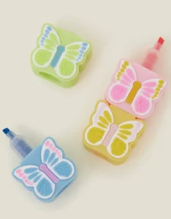 Accessorize 4-Pack Girls Butterfly Highlighters