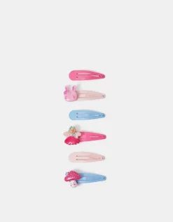 Accessorize 6-Pack Girls Fairy Hair Clips