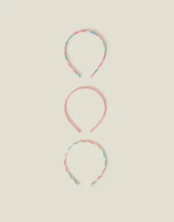 Accessorize 3-Pack Girls Flower Print Headbands
