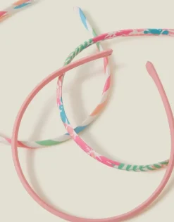 Accessorize 3-Pack Girls Flower Print Headbands