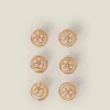 Accessorize 6-Pack Girls Flower Spiral Hair Clips