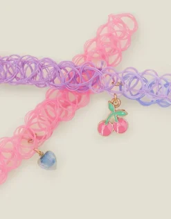 Accessorize 2-Pack Girls Fruit Choker Necklaces