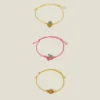 Accessorize 3-Pack Girls Fruit Cord Bracelets