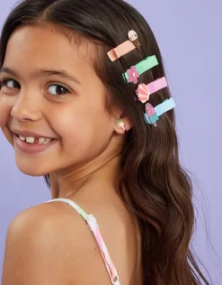 Accessorize 4-Pack Girls Ice Cream Hair Clips