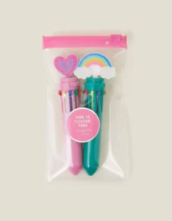 Accessorize 2-Pack Girls Mini 10-Colour Pens