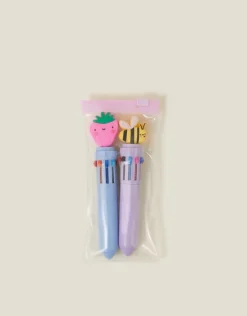 Accessorize 2-Pack Girls Mini Multi Colour Pens
