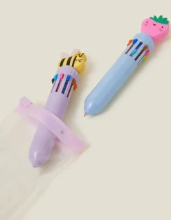 Accessorize 2-Pack Girls Mini Multi Colour Pens