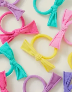 Accessorize 12-Pack Girls Mini Tie Hair Bands