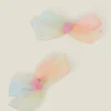 Accessorize 2-Pack Girls Ombre Bow Hair Clips