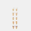 Accessorize 5-Pack Girls Party Clip-On Earrings