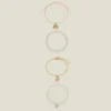 Accessorize 4-Pack Girls Spring Friendship Bracelets