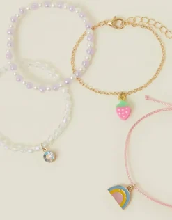 Accessorize 4-Pack Girls Spring Friendship Bracelets