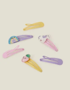 Accessorize 6-Pack Girls Spring Garden Hair Clips