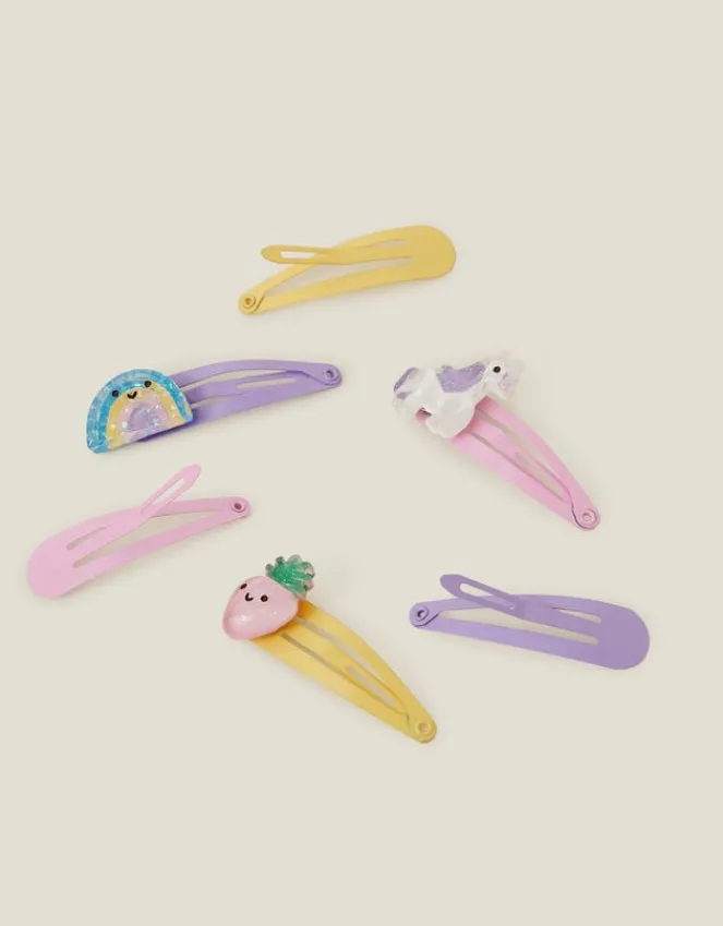 Accessorize 6-Pack Girls Spring Garden Hair Clips