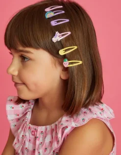 Accessorize 6-Pack Girls Spring Garden Hair Clips