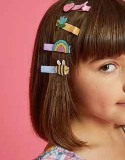 Accessorize 4-Pack Girls Spring Garden Salon Hair Clips