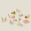 Accessorize 5-Pack Girls Spring Garden Clip-On Earrings