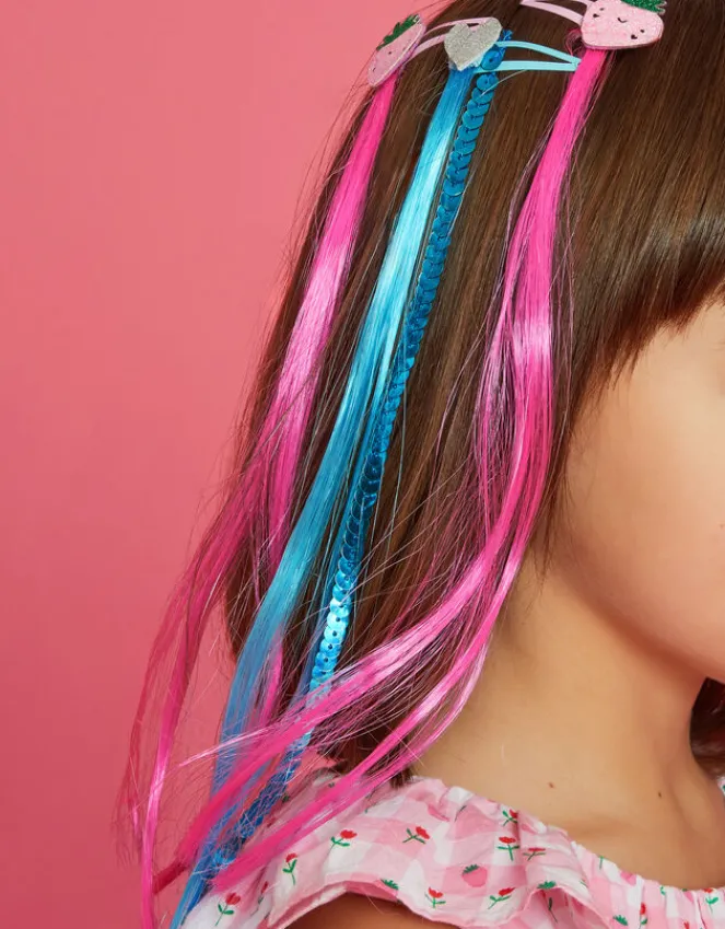 Accessorize 4-Pack Girls Strawberry Faux Hair Clips