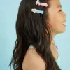 Accessorize 4-Pack Girls Unicorn Salon Hair Clips