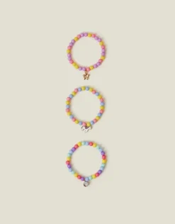 Accessorize 3-Pack Girls Unicorn Stretch Bracelets