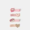 Accessorize 4-Pack Girls Woodland Friends Hair Clips