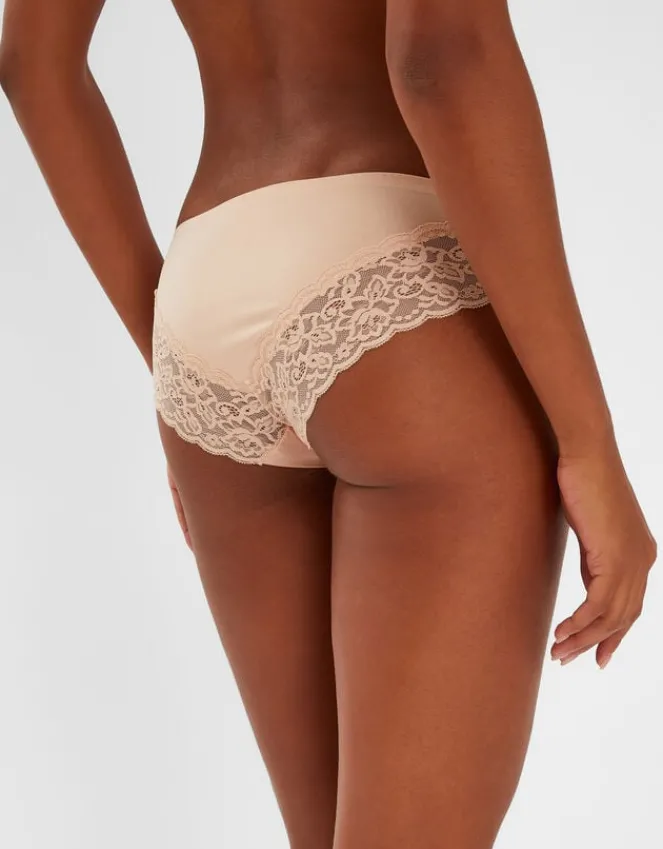 Accessorize 2-Pack Lace-Back Briefs Multi