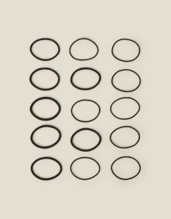 Accessorize 15-Pack Mix Plain Hair Bands