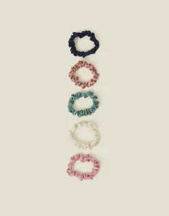 Accessorize 5-Pack Mix Skinny Hair Scrunchies
