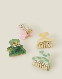Accessorize 4-Pack Mixed Claw Clips
