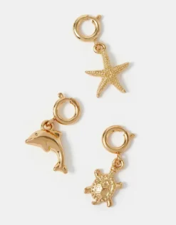 Accessorize 3-Pack Ocean Friends Jewellery Charms