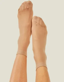 Accessorize 2-Pack Pop Socks Nude