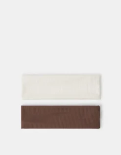 Accessorize 2-Pack Ribbed Bando Headbands