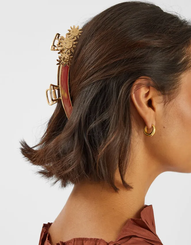 Accessorize 2-Pack Sunshine Metal Claw Clips