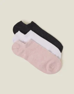 Accessorize 3-Pack Trainer Socks