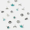 Accessorize 10-Pack Western Boho Stud Earrings