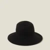 Accessorize Packable Ribbed Bucket Hat Black