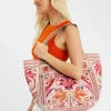 Accessorize Palm Mirror Embellished Tote Bag