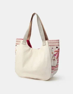 Accessorize Palm Mirror Embellished Tote Bag