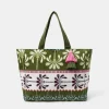 Accessorize Palm Print Beach Bag