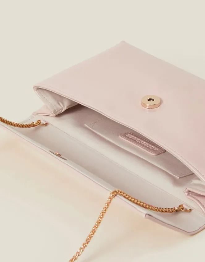 Accessorize Patent Fold-Over Clutch Bag