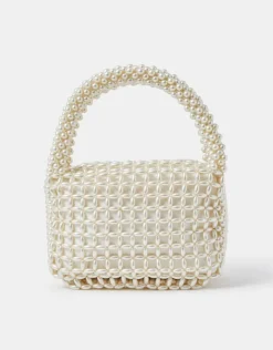 Accessorize Pearl Bridal Handbag