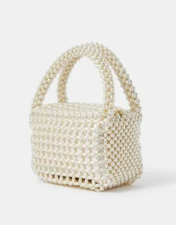Accessorize Pearl Bridal Handbag