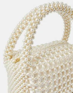 Accessorize Pearl Bridal Handbag